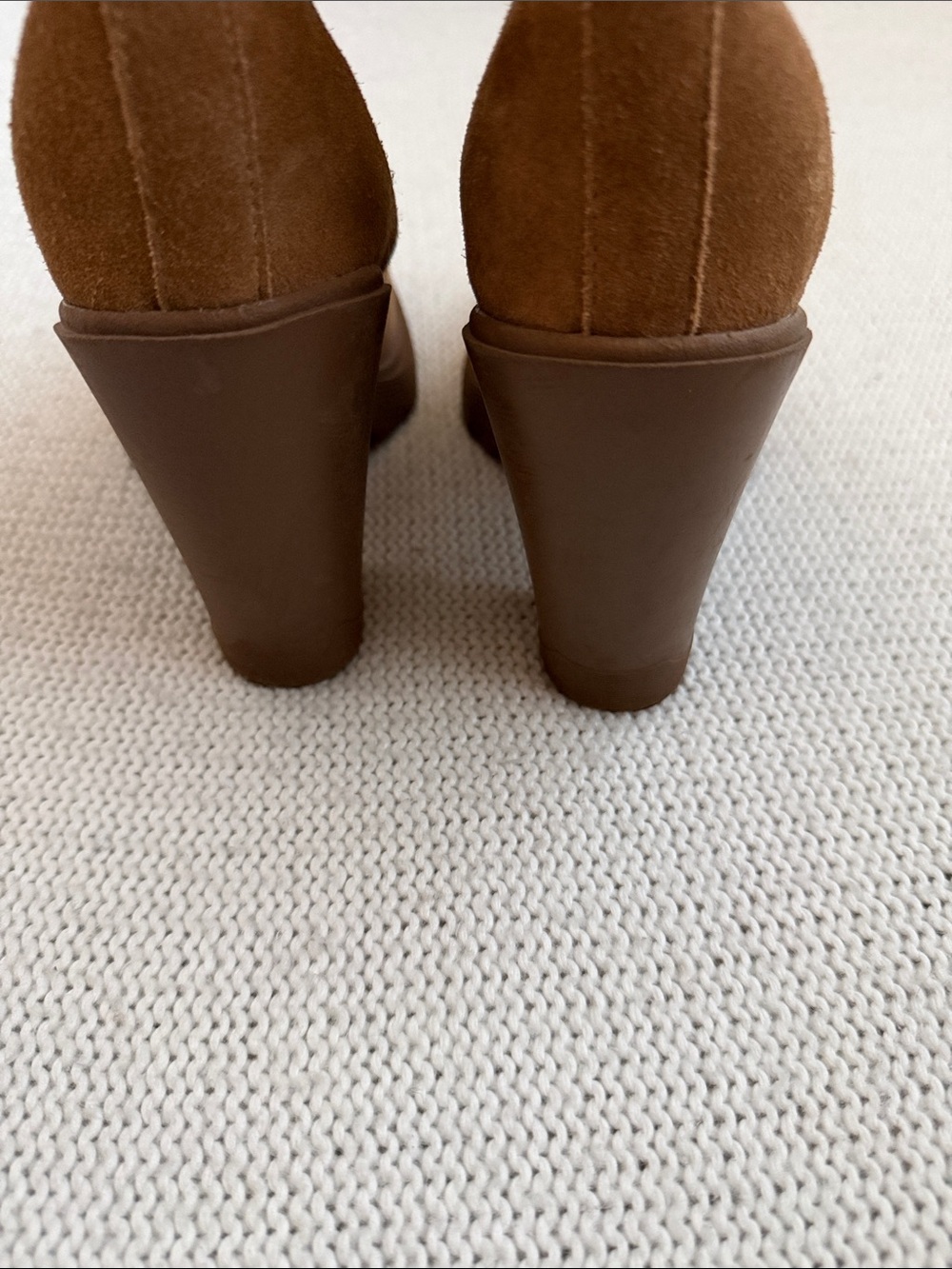 Nine West Ream 2 Chelsea Suede Heeled Boots Brown Size 8.5 - Picture 7 of 8